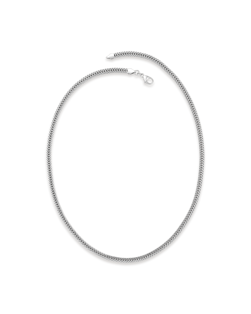 Rectangle Foxtail Necklace